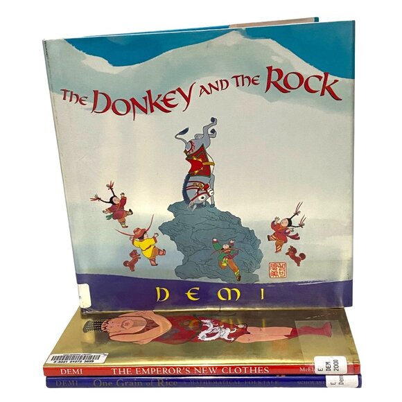 Various Other - Demi Hardcover Childrens Picture Book Lot of 3 Eastern Asian Oriental Fiction